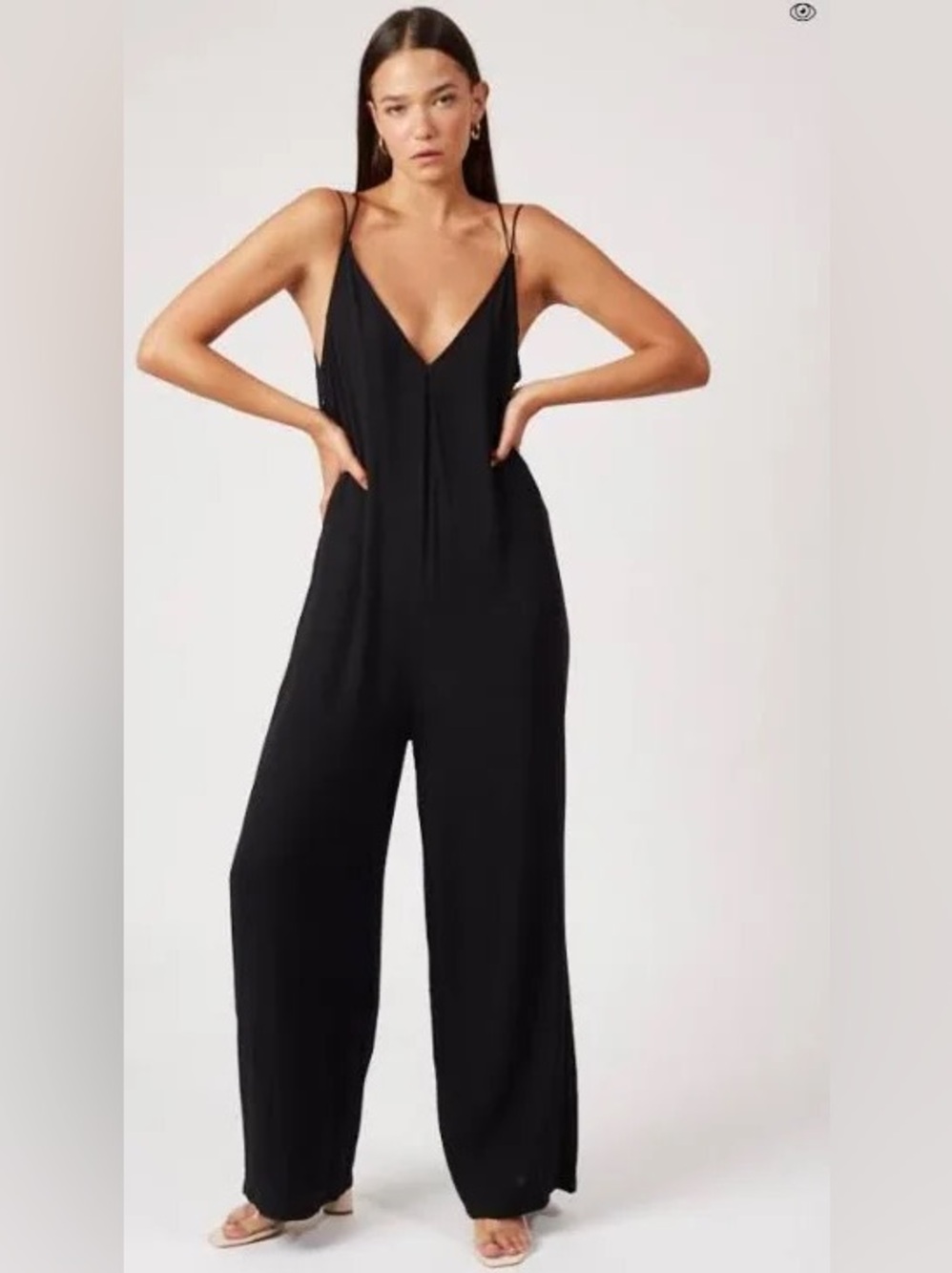 Silk & Salt Dangerously Jumpsuit Black S NWT